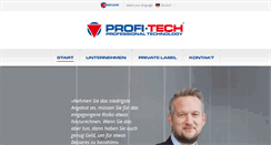 Desktop Screenshot of profi-tech.com